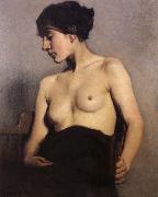 Hugh Ramsay Seated nude Spain oil painting artist